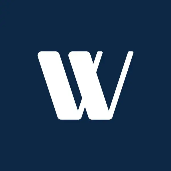 Large white letter W on dark blue background, representing Westlake roofing and siding company serving Cincinnati, Ohio with roof repair, replacement, and storm damage services